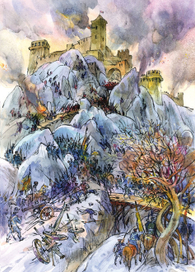 Штурм крепости Карс. Илл. к кн. "Таинственный часовой". 2010