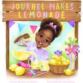 Обложка для детской книги "Journee Makes Lemonade"