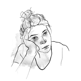 Зарисовка "автопортрет"