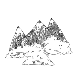 Горы в облаках