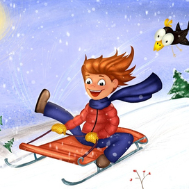 Катание в Простоквашино 