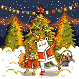 Медвежонок, который искал новогоднее настроение