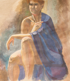 Наташа в драпировке