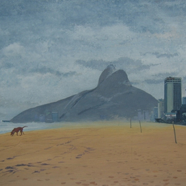 Рио де Жанейро. Рассвет. Гароа над Леблоном