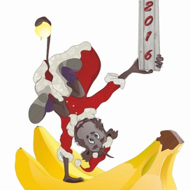 Открытки к Новому году 2016 _Tina