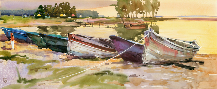 Лодки. Сестрорецк 