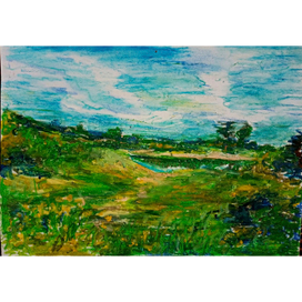 Берег у речки П