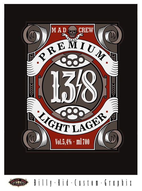 Craft Beer Sticker 13/8