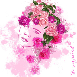 Цветочный портрет