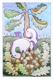 Лошадки под Дубом