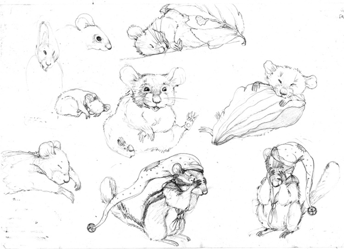 эскизы для "Если ты очень маленький"