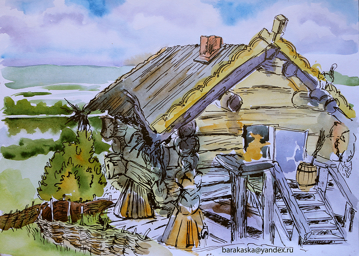Избушка бабы Яги. 