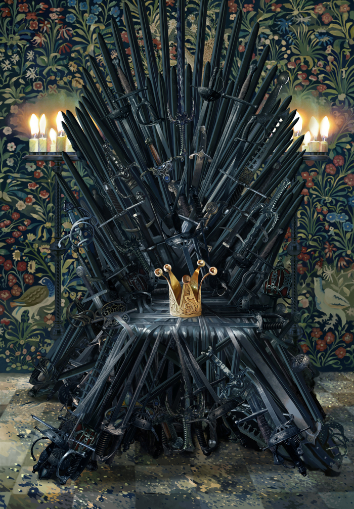 Трон для серии "Игра престолов".