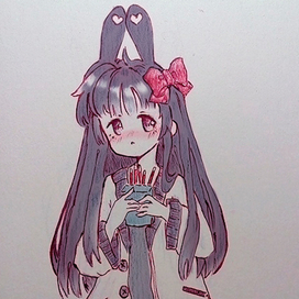 Красная ручка + фотошоп 