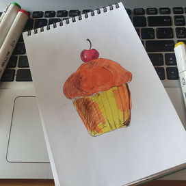 Фуд-скетч Маффин