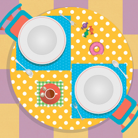 Игровые фоны для детей. Кафе.