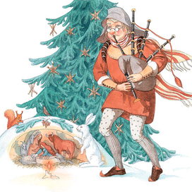 Волынщик. Из "Новогодней книги" Джанни Родари