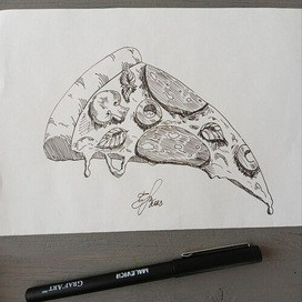 Кусочек пиццы