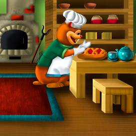 Иллюстрация к сказке "Приключения Сени"