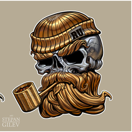 Череп-хипстер