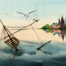 Не дотянул до причала...