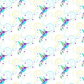 Паттерн - колибри