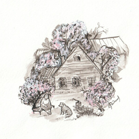 Деревенский домик