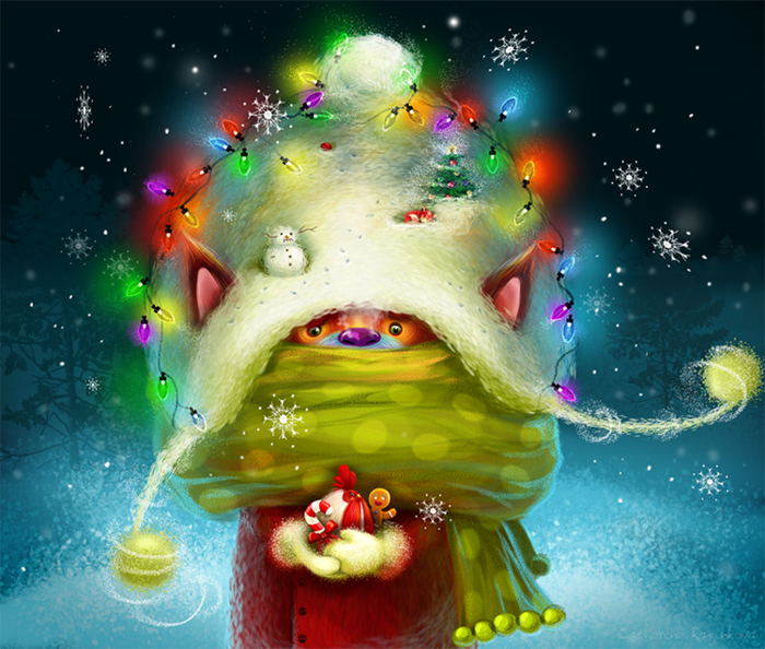 Лисенок и его подарки)))