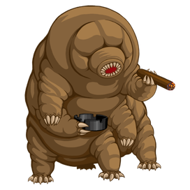 принт для футболки Tardigrade