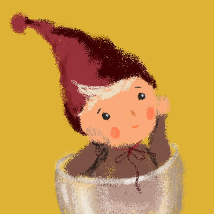 гном в стакане