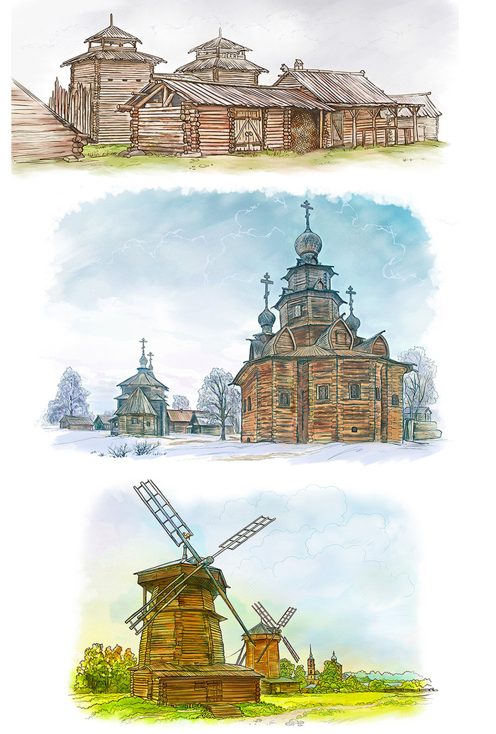 Деревянное зодчество Суздаля