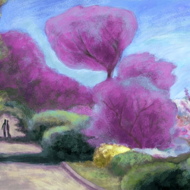 Розовый сад