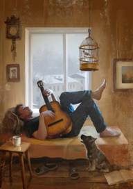 Журнал "Встречи" иллюстрация