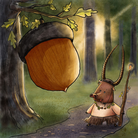 Нашаманил...