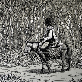 Из серии "Осень патриарха" лист "хитрый эритреец "