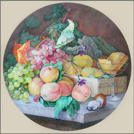 Натюрморт с виноградом 