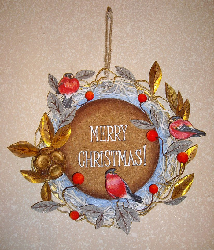 Рождественские украшения ручной работы