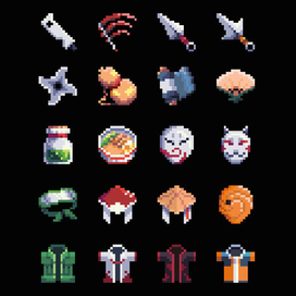 Pixel icons