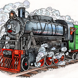 Для книги Елены Ожич "История колеса"