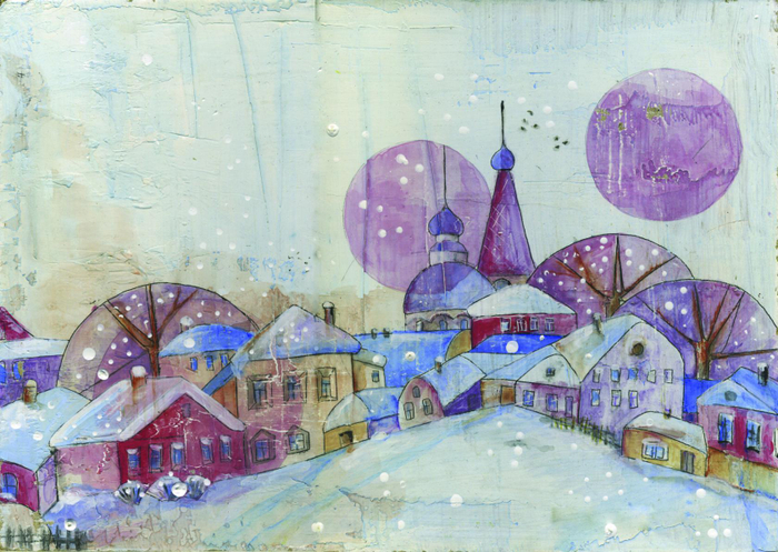 "Зима в маленьком городе"