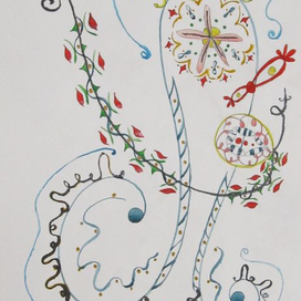 Буква А по иконе Георгия Победоносца