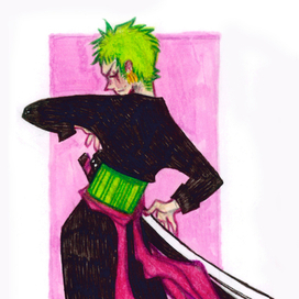 иллюстрация стилизованного персонажа 