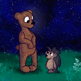 Ёжик и Медвежонок