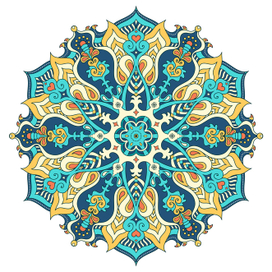 Огненная снежинка