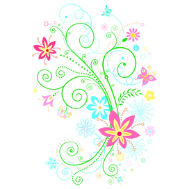 узор с цветами