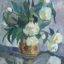 Букет пионов