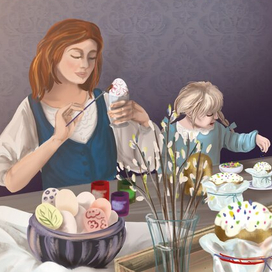 Подготовка к пасхе