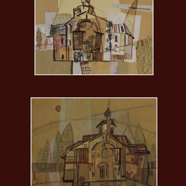 Диптих. Храм Параскевы Пятницы в Новгороде