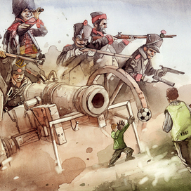 Дворовый футбол -это война!