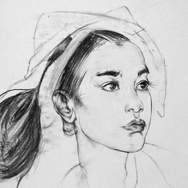 Копия углем (Н.Фешин)